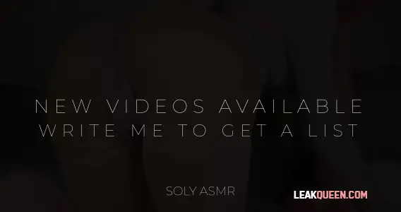 soly.asmr Nude Leaked Onlyfans #2